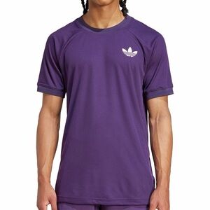 Adidas Originals Men's Purple Trefoil Performance Tee